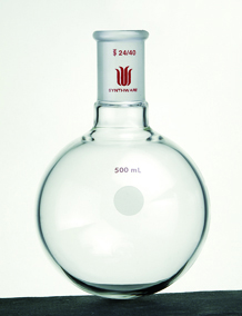 单颈圆底球瓶 厚壁高强度 磨口：29/42 250ml - 欣维尔