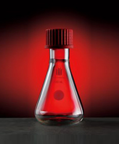 外螺纹口三角瓶 500ml GL32