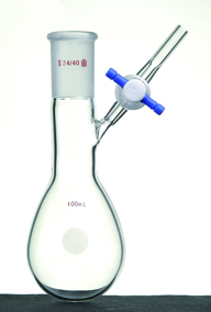 反应茄瓶 磨口：24/40 500ml 四氟节门