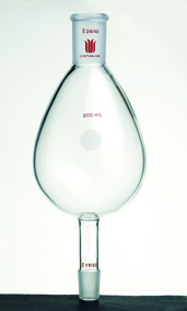 kuderna-danish烧瓶,上磨口:24/40,下磨口:19/22,250ml - MANSWARE