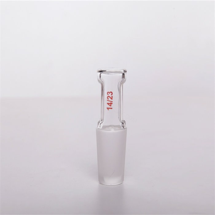空心玻璃塞,直型设计,磨口 14 23 - 