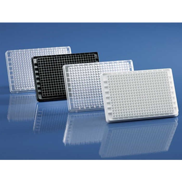 BRANDplates 微孔板，384孔，pureGrade，PS材质，黑色，F形底，未灭菌