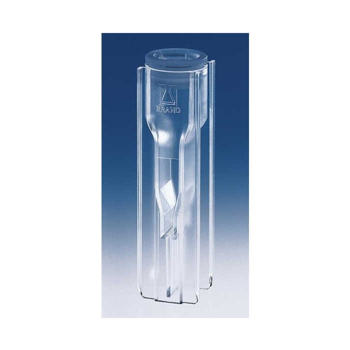 超微量UV比色皿, 中心高度=15 mm，70至550 &micro;l