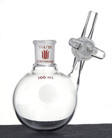 反应瓶 玻璃节门 19/22 100ml