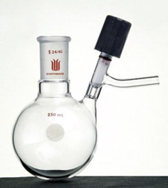 反应瓶 4mm高真空阀 2000ml 24/40