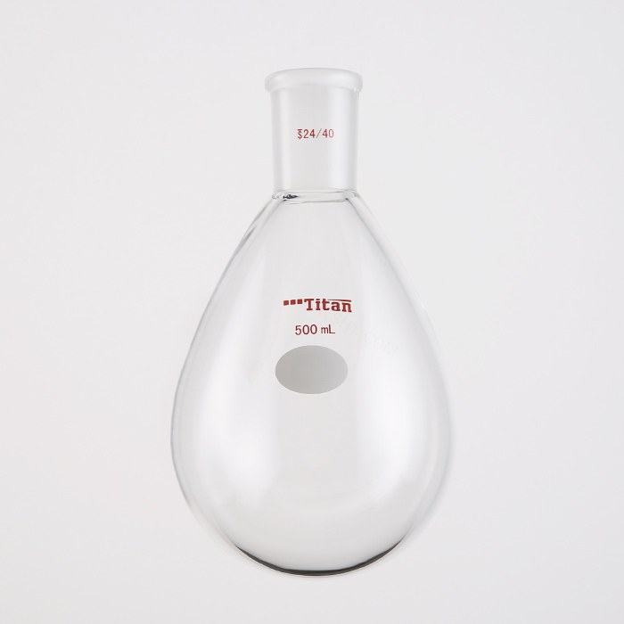 厚壁茄型瓶 高强度，磨口：24/40，500ml 特优级 爆款