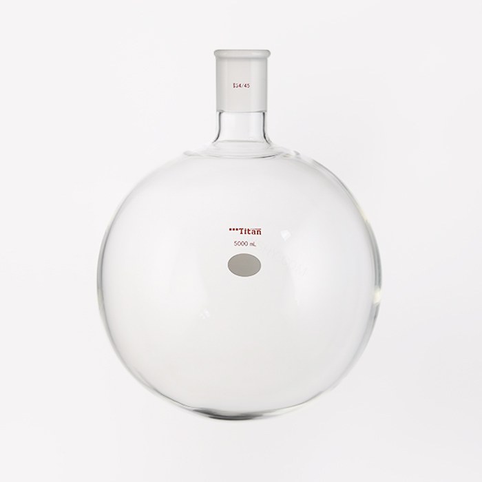 单颈圆底球瓶 厚壁高强度，磨口：34/45，5000ml 特优级