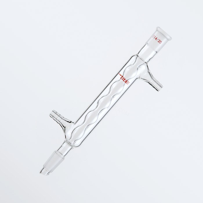 球型冷凝器 磨口:14/20,有效长度:120mm,小咀外径:8mm 特优级 - ACESUN艾斯琳