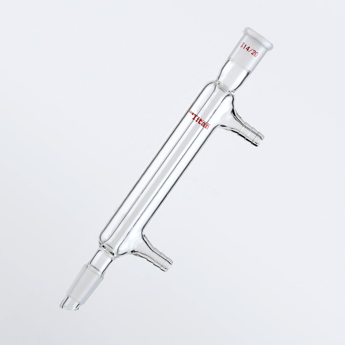 直型冷凝器 磨口：14/20，有效长度：120mm，小咀外径：8mm 特优级
