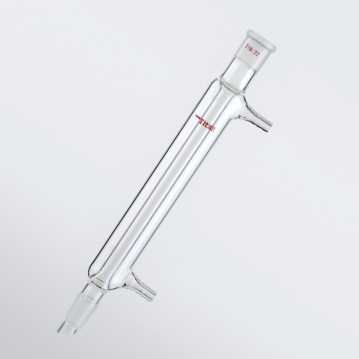 直型冷凝器 磨口：19/22，有效长度：180mm，小咀外径：8mm 特优级 爆款
