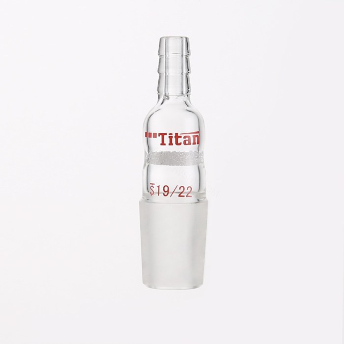 具砂板直型抽气接头 G1砂板，磨口：19/22，总高：67mm  特优级 - ACESUN艾斯琳