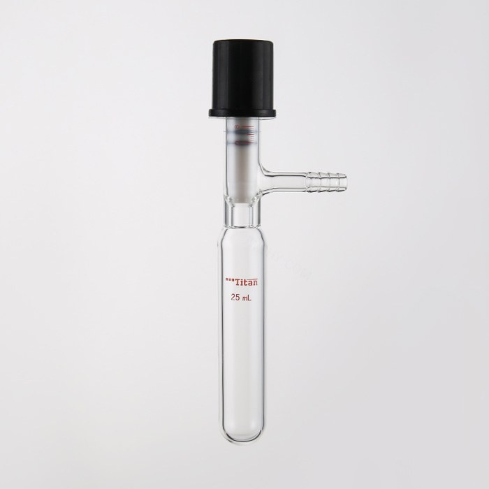 厚壁溶剂储存瓶(SCHLENK) 外径&times;长度：26&times;100mm，高真空阀：0-8mm，25ml …