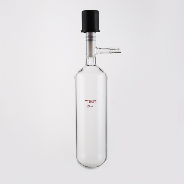 厚壁溶剂储存瓶(SCHLENK) 外径&times;长度：60&times;140mm，高真空阀：0-8mm，250ml…