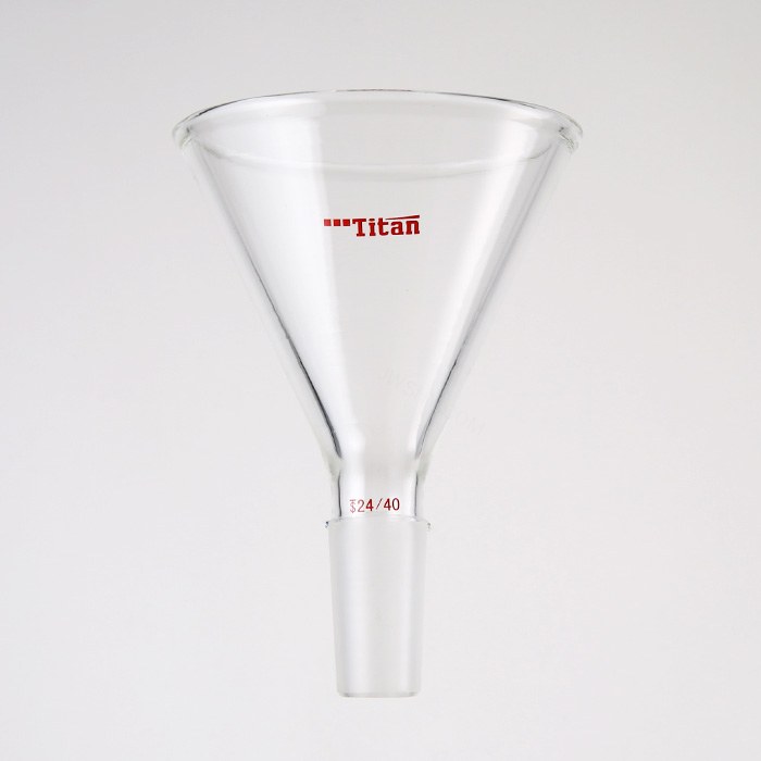 三角漏斗 上部直径：90mm，磨口：24/40 特优级  爆款