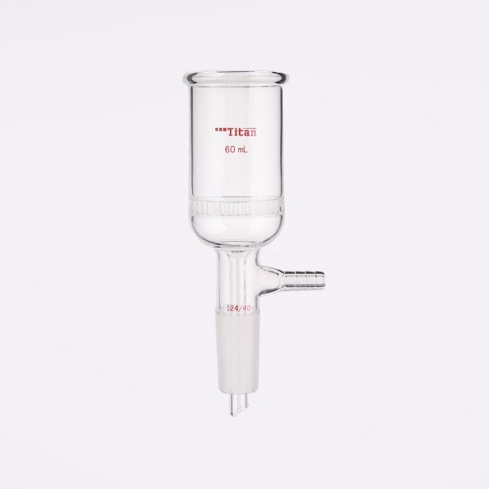 具玻璃板布什漏斗 磨口：24/40，60ml 特优级 爆款