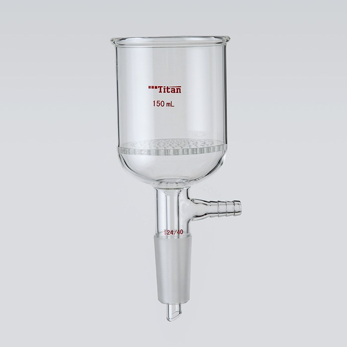 具玻璃板布什漏斗 磨口：24/40，150ml 特优级 爆款