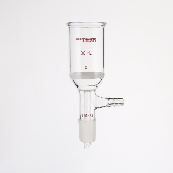 具磨口砂芯布什漏斗 30ml，磨口：19/22，G2砂板 特优级