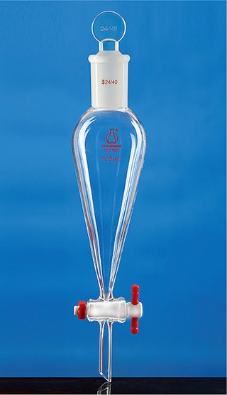 四氟梨形分液漏斗带玻璃盖 5000ml/34# - 联华
