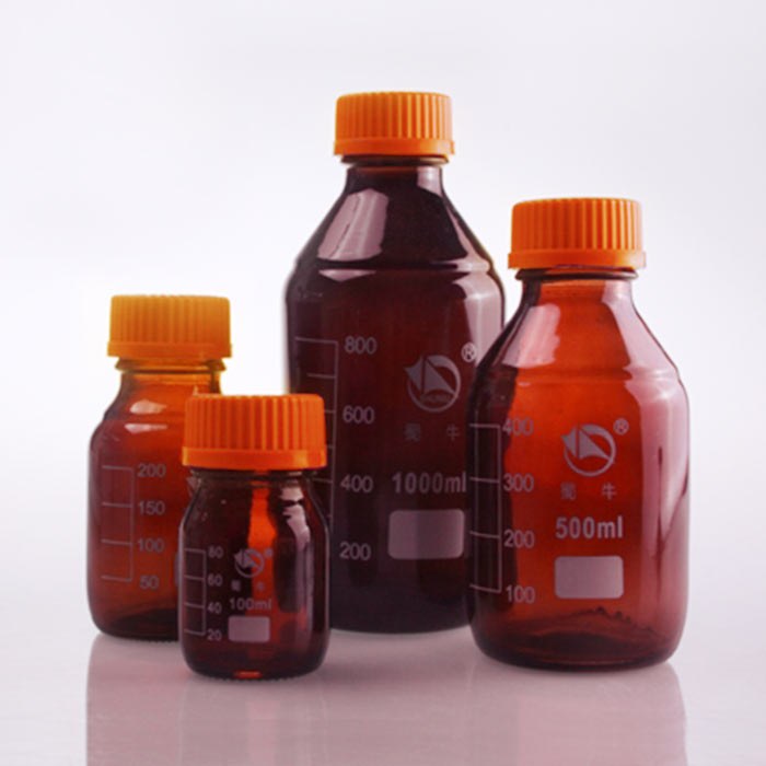 棕色蓝盖试剂瓶 500ml 高硼硅