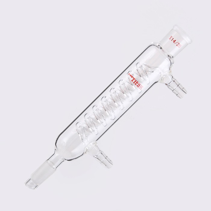 蛇型冷凝器 磨口:14/20,有效长度:120mm,小咀外径:8mm 特优级 - ACESUN艾斯琳