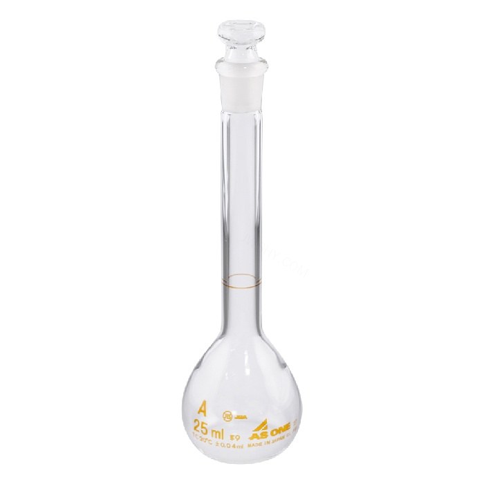 容量瓶(A级)白色 25ml - AS-ONE/亚速旺