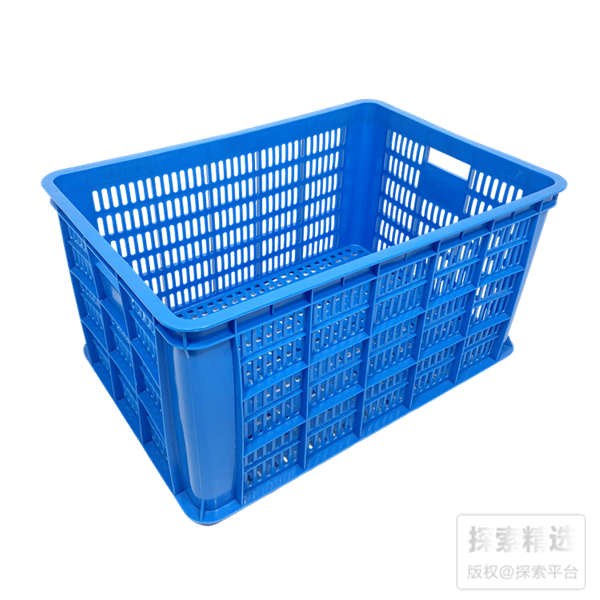 塑料周转筐 蓝色 长&times;宽&times;高（mm）：380&times;290&times;225