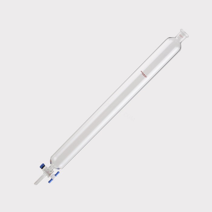 闪式层析柱 外径:46mm,有效长度:457mm,四氟节门孔径:2mm,19/22 特优级 - ACESUN艾斯琳