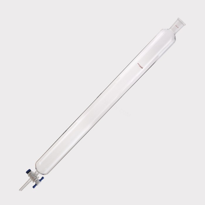 闪式层析柱 外径：60mm，有效长度：610mm，四氟节门孔径：4mm，24/40 特优级