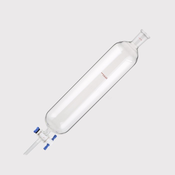 闪式层析柱 外径：80mm，有效长度：305mm，四氟节门孔径：4mm，24/40 特优级
