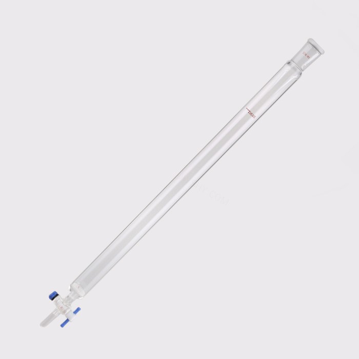 具砂板闪式层析柱 G2砂板，外径：32mm，有效长度：457mm，四氟节门孔径：2mm，24/40 特优级