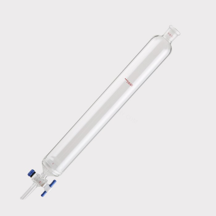 具砂板闪式层析柱 G2砂板，外径：46mm，有效长度：305mm，四氟节门孔径：2mm，19/22 特优级