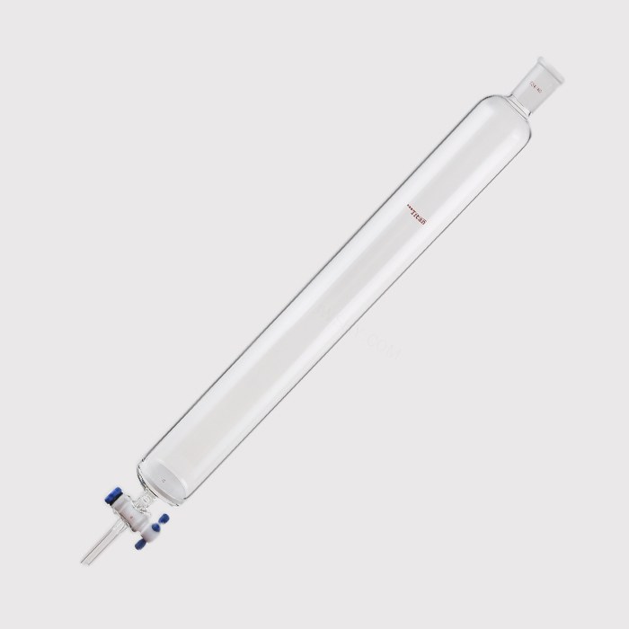 具砂板闪式层析柱 G2砂板，外径：60mm，有效长度：457mm，四氟节门孔径：4mm，24/40 特优级 - ACESUN艾斯琳