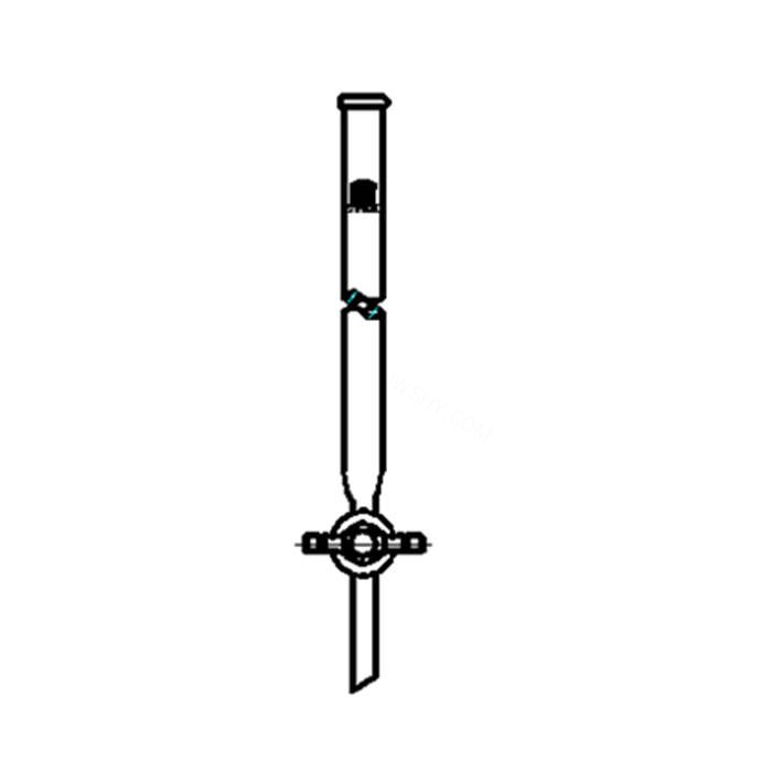 具四氟节门层析柱 内径&phi;10mm 有效长：203mm 节门孔径：2mm - 欣维尔