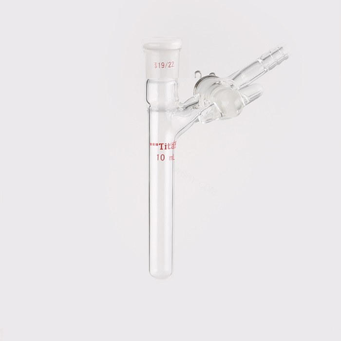 反应管,内磨口19/22,玻璃节门,10ml 特优级 适配加热块:05027317 - ACESUN艾斯琳