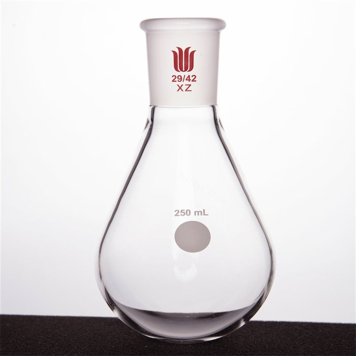 旋蒸用厚壁茄型瓶,高强度,磨口:29/42,250ml 容量(mL)250 磨口29/42 - 欣维尔