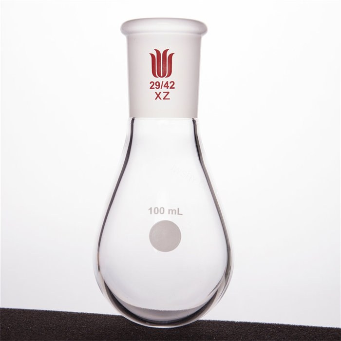 旋蒸用厚壁茄型瓶,高强度,磨口:29/42,100ml 容量(mL)100 磨口29/42 - 欣维尔