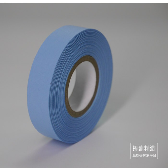 彩色标签胶带 蓝色 卷装 宽13mm 长约13米