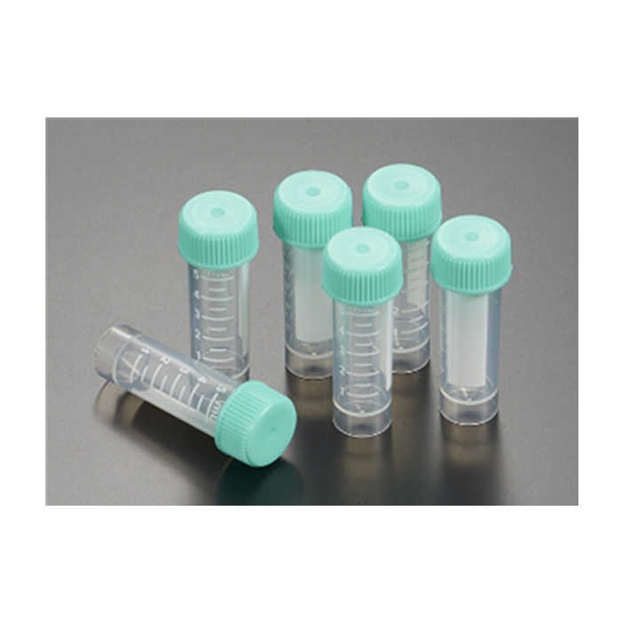 一次性细胞冻存管 5.0ml 可立底 荧光绿色平盖 袋装,灭菌