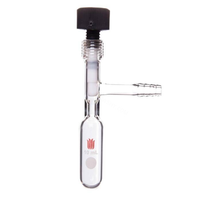 溶剂储存瓶 10ml 0-4mm 7#内螺纹高真空