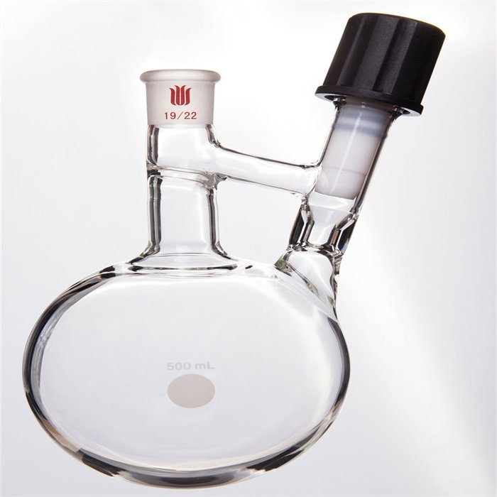 溶剂存储转移球瓶,磨口:19/22,500ml,8mm高真空阀&nbsp;&nbsp;容量(mL)&nbsp;磨口&nbsp;阀尺码 - 欣维尔
