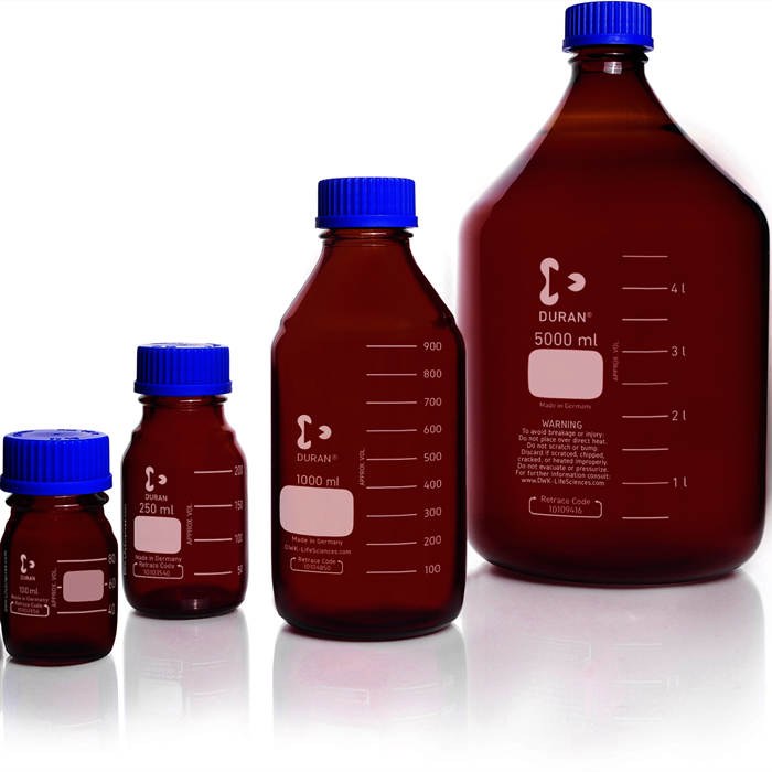 棕色蓝盖试剂瓶 2L GL45盖 原Schott/肖特 爆款