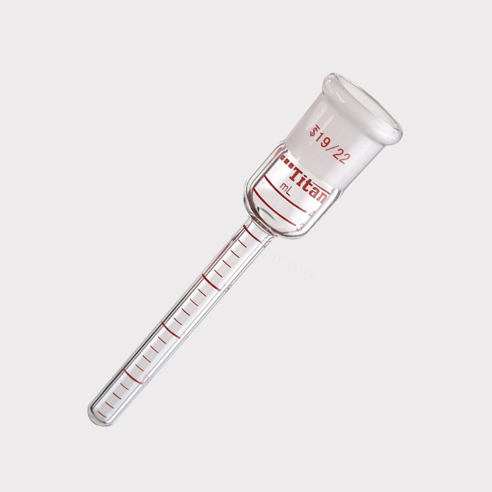 带刻度浓缩管 磨口：19/22， 4ml 特优级 - ACESUN艾斯琳