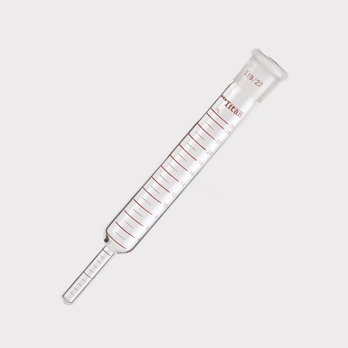 带刻度浓缩管 磨口：19/22， 25ml 特优级 - ACESUN艾斯琳