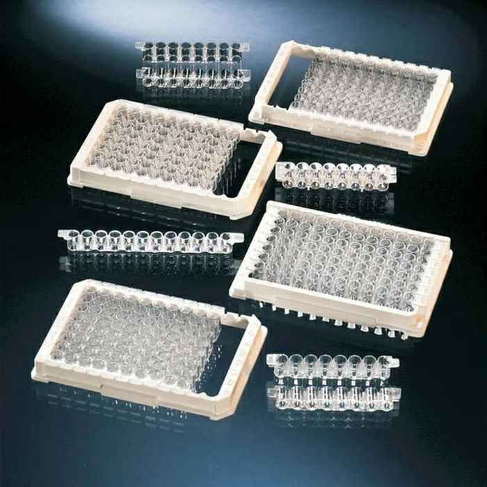 LPE Nunc-ImmunoTM板条，带框，每框96孔，Ma&times;isorp表面，聚苯乙烯，外部尺寸：128&…