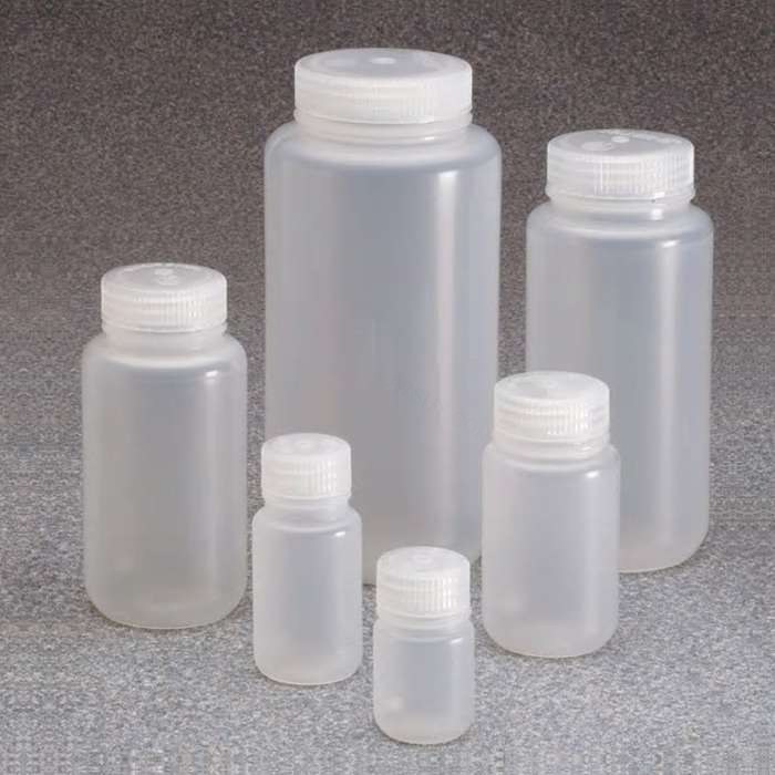 LPE 广口圆底瓶 PPCO PP盖 250ml 自然色