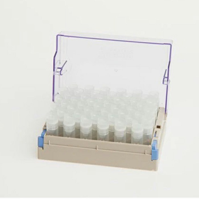 LPE 2 ml Cryobank 2D 编码冻存管，无菌，带架，架子带条码 - Nunc