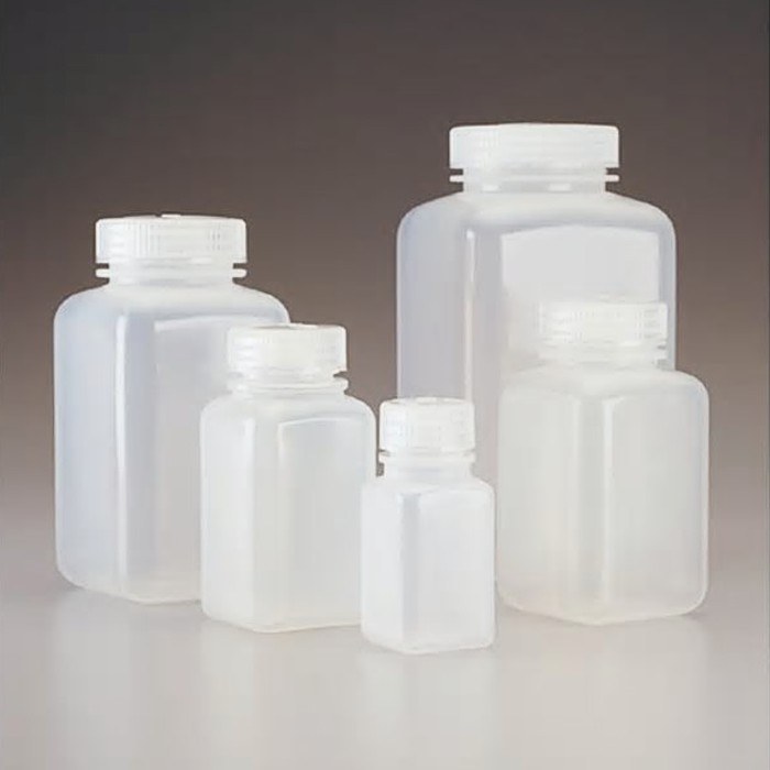 LPE 广口方形瓶 PPCO PP螺旋盖 自然色 1000ml - Nalgene/耐洁