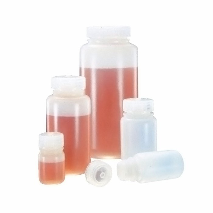LPE 广口样品瓶 HDPE PP螺旋盖 自然色 125ml