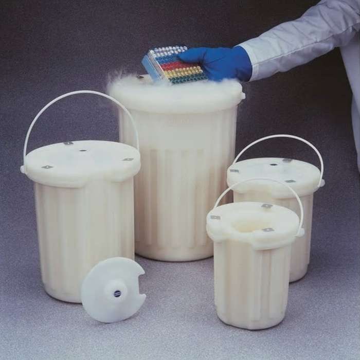 LPE 真空绝热瓶 HDPE PE涂层手柄 4L 白色 - Nalgene/耐洁
