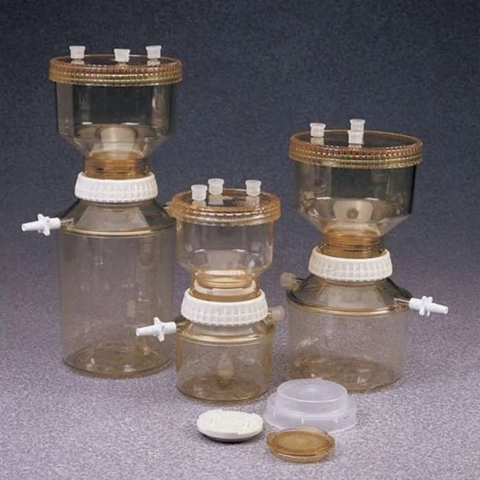 LPE 带有接收器的过滤器架，聚砜，上室容量250ml，接收室容量250ml，包括侧臂在内总宽度110mm，接收器直径83mm，包括盖子孔口在内的高度180mm - Nalgene/耐洁